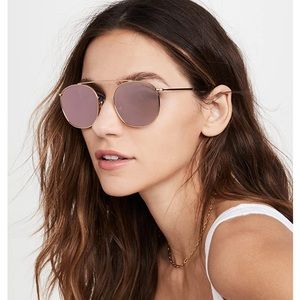 Illesteva Mykonos II sunglasses in rose gold
